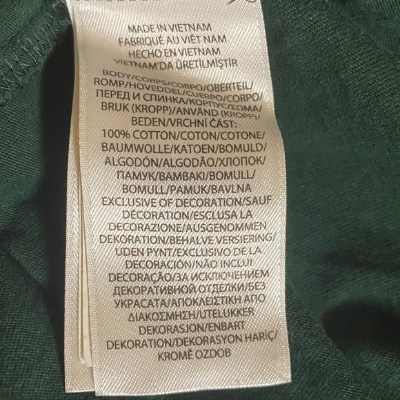 Polo Ralph Lauren Classic Long Sleeve Green Shirt Size Large - Picture 7 of 8